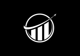 this is a creative and unique accounting and financial logo design