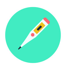 Thermometer Colored Vector Icon