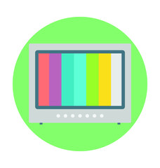 Tv Colored Vector Icon