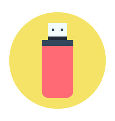 USB Colored Vector Icon