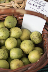 Fresh produce in farmers market