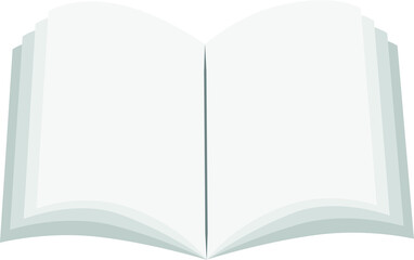 Open notebook. Notebook for notes. Office tools.