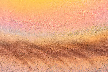 Art under ground. Beautiful street art graffiti background. The wall is decorated with abstract drawings house paint. Modern style urban culture of street youth. Abstract picture on wall