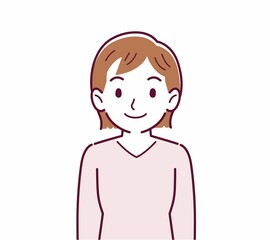 Obraz premium 人物の正面