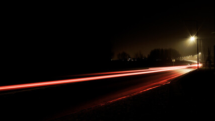 Droga nocą © Karol Stankiewicz