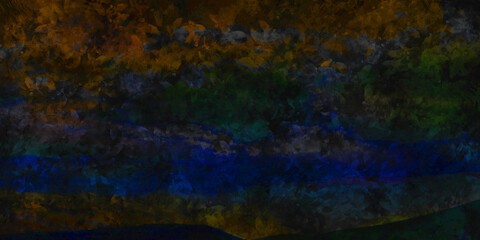 Abstract colorful wet watercolor paint grunge texture background