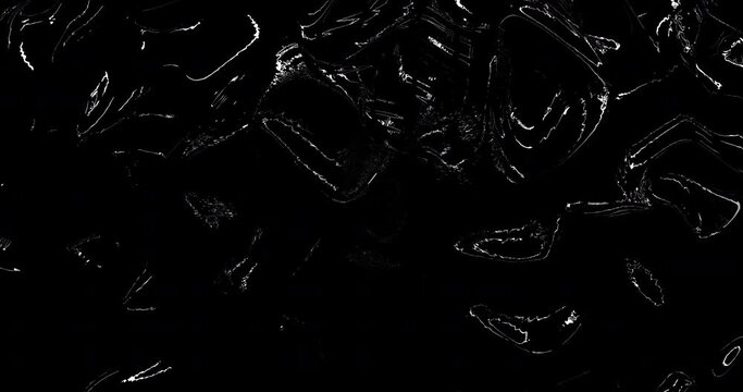 4k deep black liquid abstract animated background. Dark fluid water surface seamless loop. Acrylic elegant cover. 3d creative dynamic poster. Black Friday Sale BG. Luxury premium. Marble wave texture