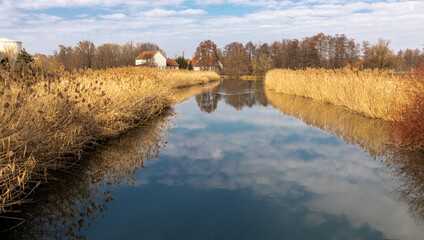 An der Paar in Schrobenhausen, Bayern