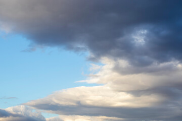 overcast cloudy sky, clouds, background.