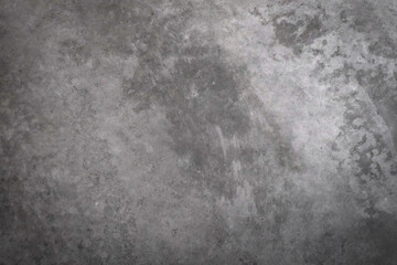 Fototapeta na wymiar textured gray stucco background with scratches, scuffs and stains. abstract plaster backdrop for copy space