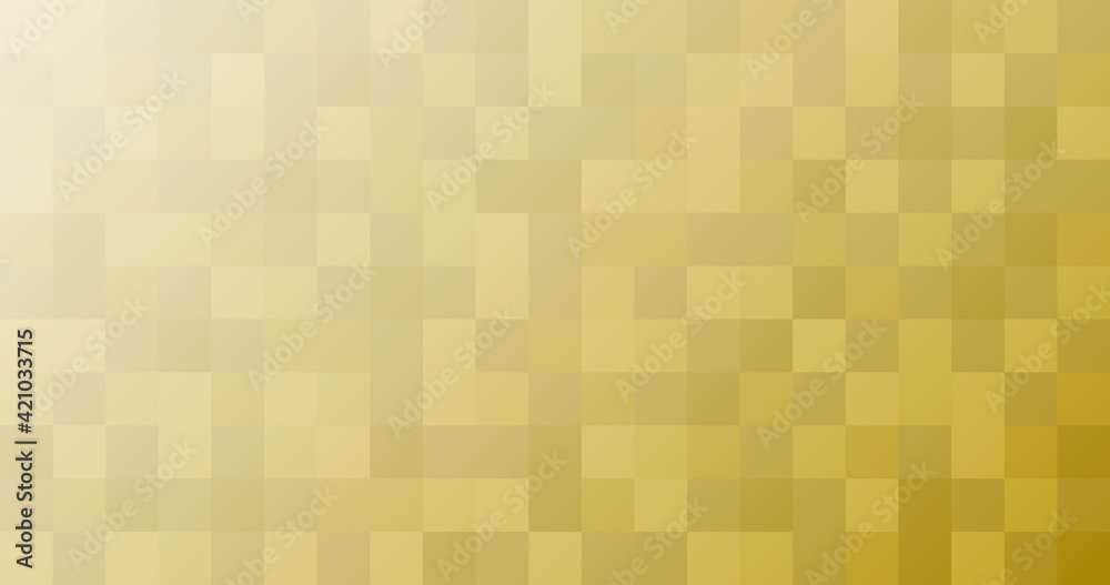 Poster abstract yellow square pattern in gradient background. wallpaper with pixels.