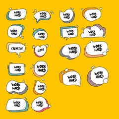 Obraz premium Creative template, typography, happy, template