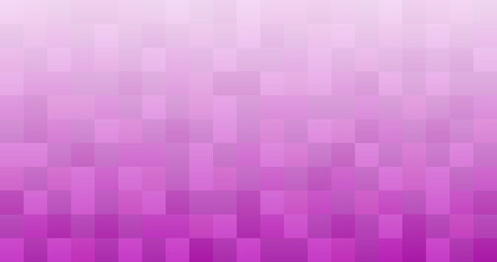 Abstract purple square pattern in gradient background. Wallpaper with pixels.