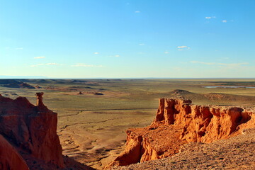 Fototapeta na wymiar Bayanzag, Mongolia