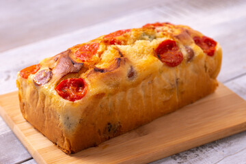 カリフラワーとブロッコリーのケークサレ