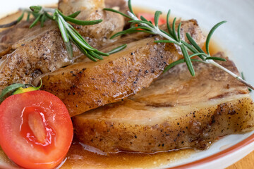 Pork bacon rolls