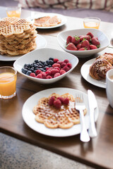 Big family breakfast