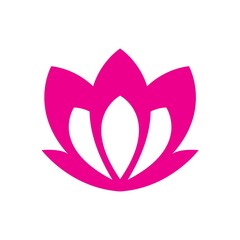 Rose flower Logo Template vector icon illustration