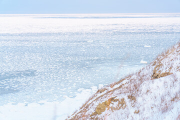 能取岬の流氷
