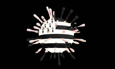 Virus, coronavirus, covid-19, variants, SARS-CoV-2, 20C, Breton