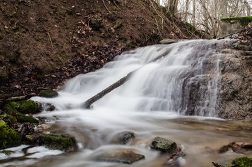 Saule waterfall in Matkule, Latvia