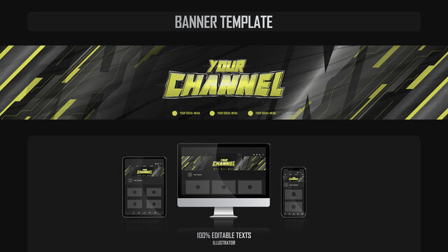 Cover Banner For Video Channel
