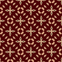 Geometric vector pattern with triangular elements. Seamless abstract ornament for wallpapers and backgrounds. 