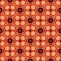 Geometric vector pattern with triangular elements. Seamless abstract ornament for wallpapers and backgrounds. 