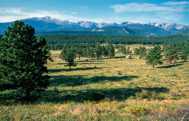 Fototapeta na wymiar Landscape at Rocky Mountain National Park, USA