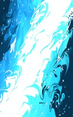 blue background with waves