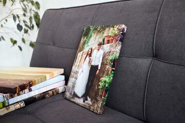 Canvas prints. Photo printed on canvas with gallery wrapping on stretcher bar