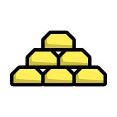 Gold Bullion Icon