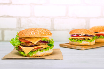 Big burger, american fast food 