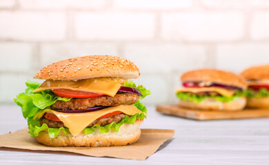 Big burger, american fast food 