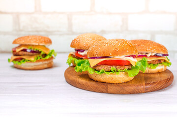 Big burger, american fast food 