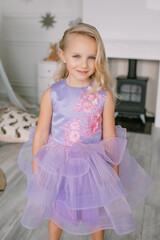 little girl in a dress