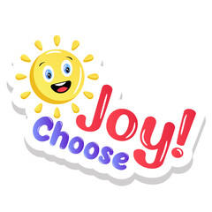 
Happy emoji with i am fine concept, flat sticker

