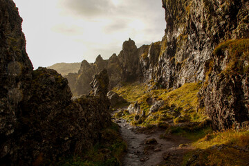 Footpath to Djúpalónssandur beach, Snaefellsnes peninsula, Iceland