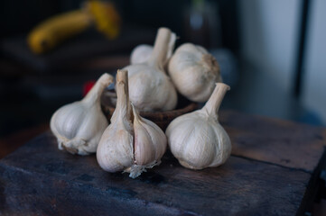 Bawang Putih or Garlic or Allium sativum. Commonly used for cooking spices or traditional medicine