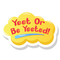 
A flat sticker of you are amazing in editable design

