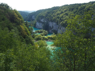 Fototapeta na wymiar Plitvice lakes, Croatia