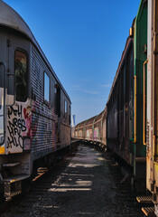 Obraz premium Old train area