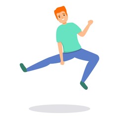 Hyperactive lifestyle icon. Cartoon of hyperactive lifestyle vector icon for web design isolated on white background