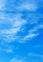 Fototapeta premium White clouds in blue sky