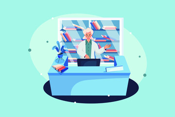 Obraz premium Hospital Reception Desk