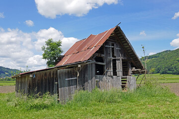 Haus, Alpen, Schweiz	