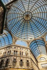 Galleria Umberto I, shopping gallery in Naples, Italy