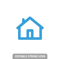 House vector icon. Home pictogram.