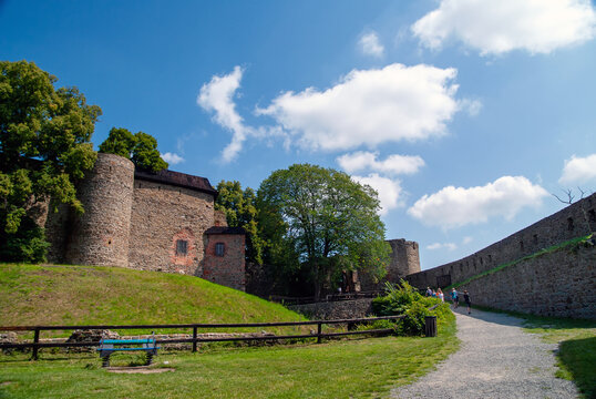 Helfstyn, castle in ruin, Tyn nad Becvou, Czech Republik