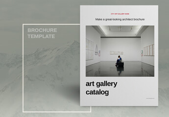 Art Catalogue Brochure Layout